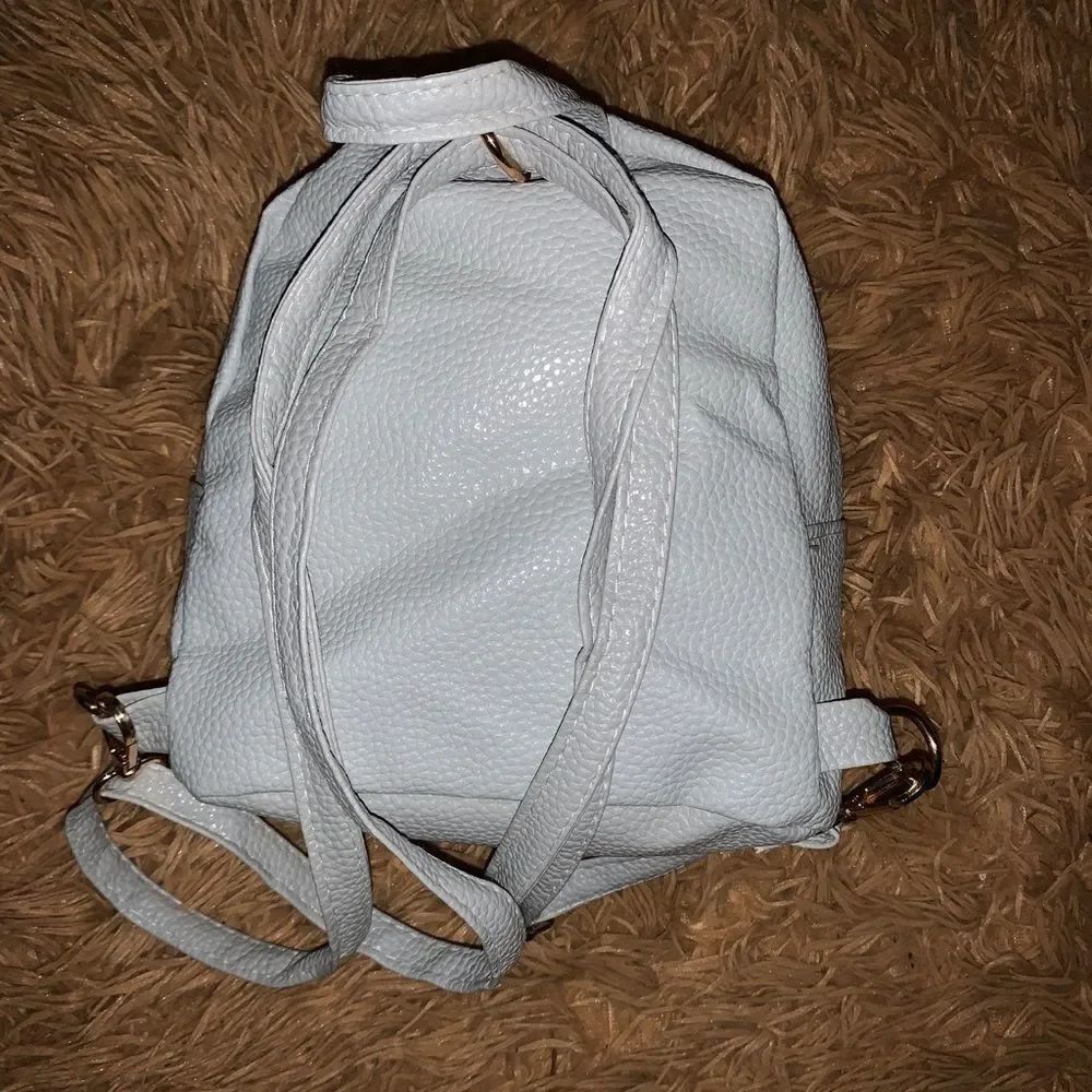 Mini Light Gray Backpack  - Picture 3 of 3